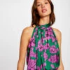 Blouse Sans Manches Imprimé Floral Violet Femme 2 Blouse Sans Manches Imprimé Floral Violet Femme -Tenue Legere Boutique blouse sans manches imprime floral violet femme vue1 32536300910700310