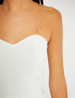 Bustier Avec Bretelles Fantaisie Ecru Femme -Tenue Legere Boutique bustier avec bretelles fantaisie ecru femme vue4 32536300936440201