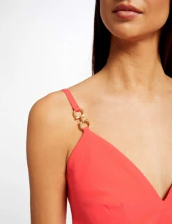 Bustier Crop Top Ornement Aux Bretelles Orange Femme 11 Bustier Crop Top Ornement Aux Bretelles Orange Femme -Tenue Legere Boutique bustier crop top ornement aux bretelles orange femme vue4 32536300939490703