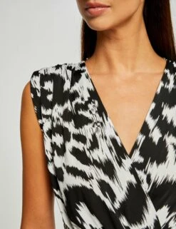 Débardeur à épaulettes Imprimé Abstrait Multico Femme -Tenue Legere Boutique debardeur a epaulettes imprime abstrait multico femme vue4 32536300959280900