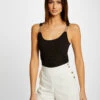 Débardeur Avec Bretelles à Ornements Noir Femme -Tenue Legere Boutique debardeur avec bretelles a ornements noir femme vue1 32536300938470100