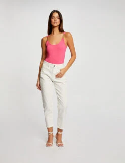 Débardeur Avec Bretelles à Ornements Rose Femme -Tenue Legere Boutique debardeur avec bretelles a ornements rose femme vue5 32536300938470503