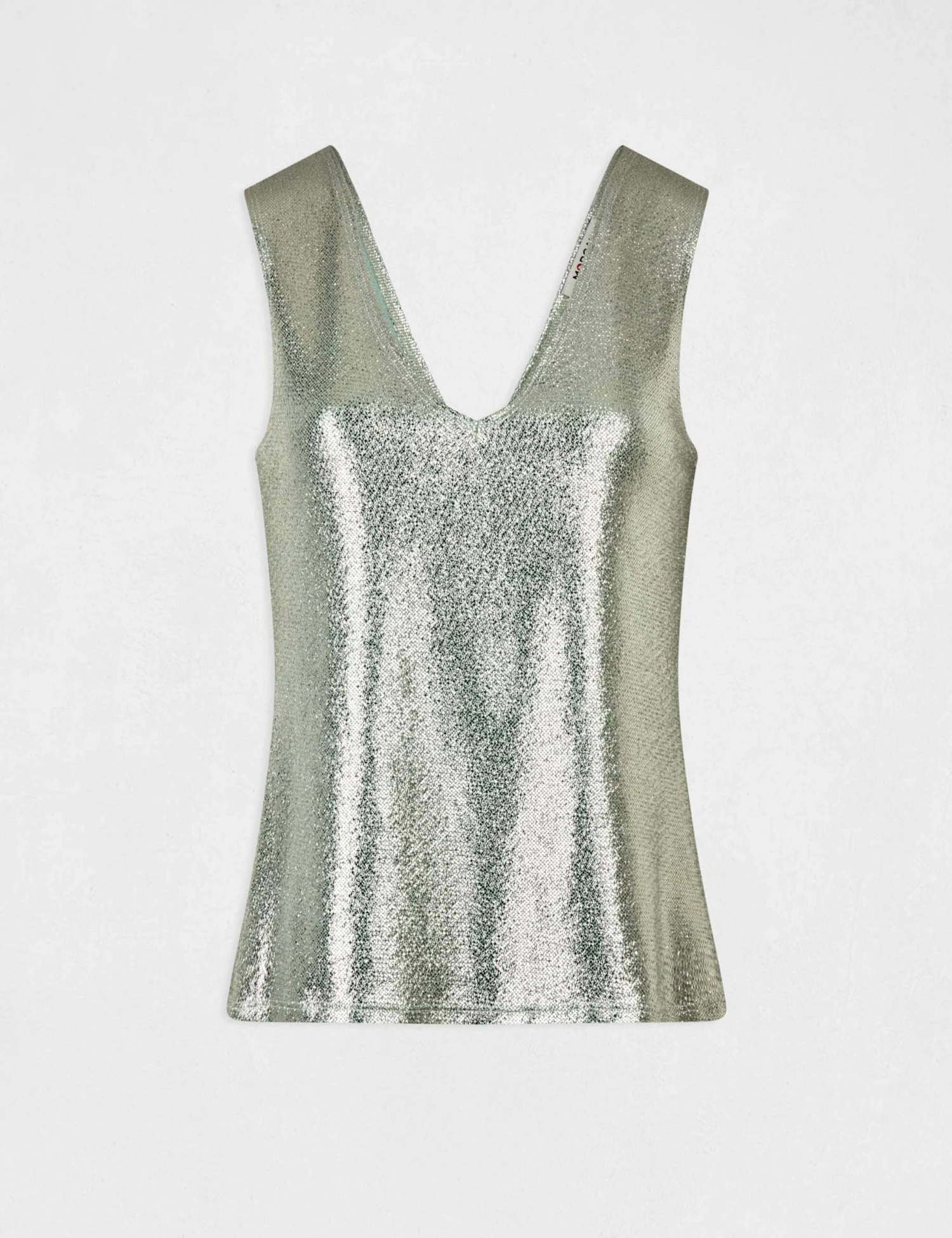 Débardeur Avec Fils Métallisés Bleu Femme 6 Débardeur Avec Fils Métallisés Bleu Femme – Image 4