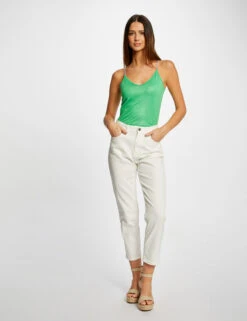 Débardeur Bretelles Fines Avec Chaînes Vert Femme -Tenue Legere Boutique debardeur bretelles fines avec chaines vert femme vue5 32536300939060600