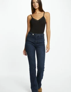 Débardeur Bretelles Fines Bande Dentelle Noir Femme -Tenue Legere Boutique debardeur bretelles fines bande dentelle noir femme vue5 32536300763600100