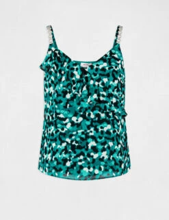 Débardeur Bretelles Fines Imprimé Vert Femme -Tenue Legere Boutique debardeur bretelles fines imprime vert femme vue3 32536300931430600