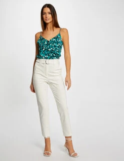 Débardeur Bretelles Fines Imprimé Vert Femme -Tenue Legere Boutique debardeur bretelles fines imprime vert femme vue5 32536300931430600