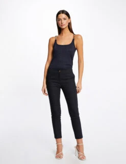 Débardeur Bretelles Larges Avec Chaînes Marine Femme -Tenue Legere Boutique debardeur bretelles larges avec chaines marine femme vue5 32536300928640301