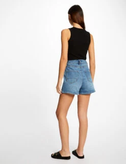 Tenue Legere Boutique -Tenue Legere Boutique debardeur bretelles larges effet cotele noir femme vue2 32536300894360100