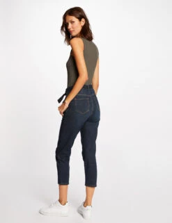 Débardeur Bretelles Larges Effet Côtelé Vert Kaki Femme -Tenue Legere Boutique debardeur bretelles larges effet cotele vert kaki femme vue2 32536300894360603