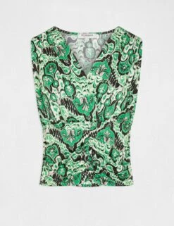 Débardeur Col Cache-coeur Imprimé Multico Femme -Tenue Legere Boutique debardeur col cache coeur imprime multico femme vue3 32536300954210900