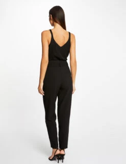 Débardeur Col En V Fils Métallisés Noir Femme -Tenue Legere Boutique debardeur col en v fils metallises noir femme vue2 32536300950640100