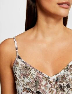 Débardeur Col En V Imprimé Cachemire Multico Femme -Tenue Legere Boutique debardeur col en v imprime cachemire multico femme vue4 32536300954300900