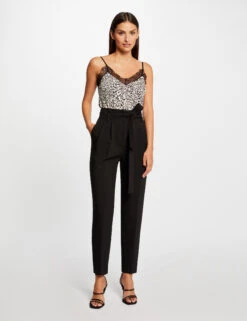 Débardeur Dentelle Et Imprimé Animalier Multico Femme -Tenue Legere Boutique debardeur dentelle et imprime animalier multico femme vue5 32536300954310900