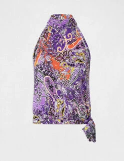 Débardeur Encolure Américaine Imprimé Multico Femme -Tenue Legere Boutique debardeur encolure americaine imprime multico femme vue3 32536300954510900