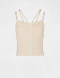 Débardeur Pull à Bretelles Vieux Rose Femme -Tenue Legere Boutique debardeur pull a bretelles vieux rose femme vue3 32536300942520507