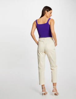 Débardeur Pull à Bretelles Violet Femme -Tenue Legere Boutique debardeur pull a bretelles violet femme vue2 32536300950740310