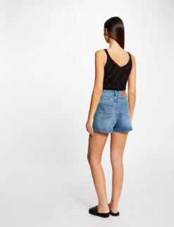 Débardeur Pull Avec Bretelles Noir Femme -Tenue Legere Boutique debardeur pull avec bretelles noir femme vue2 32536300938300100