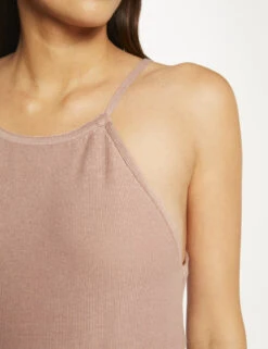 Débardeur Pull Avec Col Rond Vieux Rose Femme -Tenue Legere Boutique debardeur pull avec col rond vieux rose femme vue4 32536300942610507