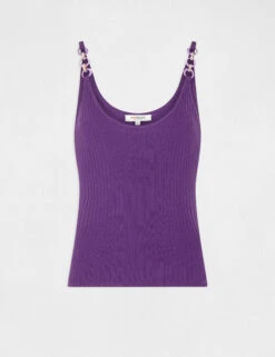 Débardeur Pull Avec Détails Chaînes Violet Fonce Femme 9 Débardeur Pull Avec Détails Chaînes Violet Fonce Femme -Tenue Legere Boutique debardeur pull avec details chaines violet fonce femme vue3 32536300937700311