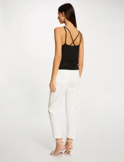 Débardeur Pull Bretelles Fines Noir Femme 8 Débardeur Pull Bretelles Fines Noir Femme -Tenue Legere Boutique debardeur pull bretelles fines noir femme vue2 32536300901510100