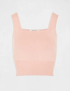 Débardeur Pull Bretelles Larges Rose Moyen Femme -Tenue Legere Boutique debardeur pull bretelles larges rose moyen femme vue3 32536300910440514