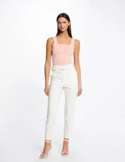 Débardeur Pull Bretelles Larges Rose Moyen Femme -Tenue Legere Boutique debardeur pull bretelles larges rose moyen femme vue5 32536300910440514