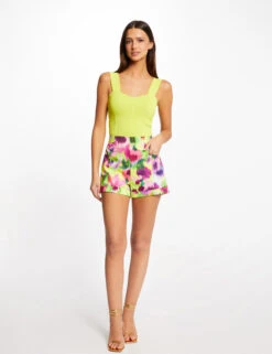 Pull Débardeur Bretelles Larges Anis Femme -Tenue Legere Boutique pull debardeur bretelles larges anis femme vue5 32536300932570604