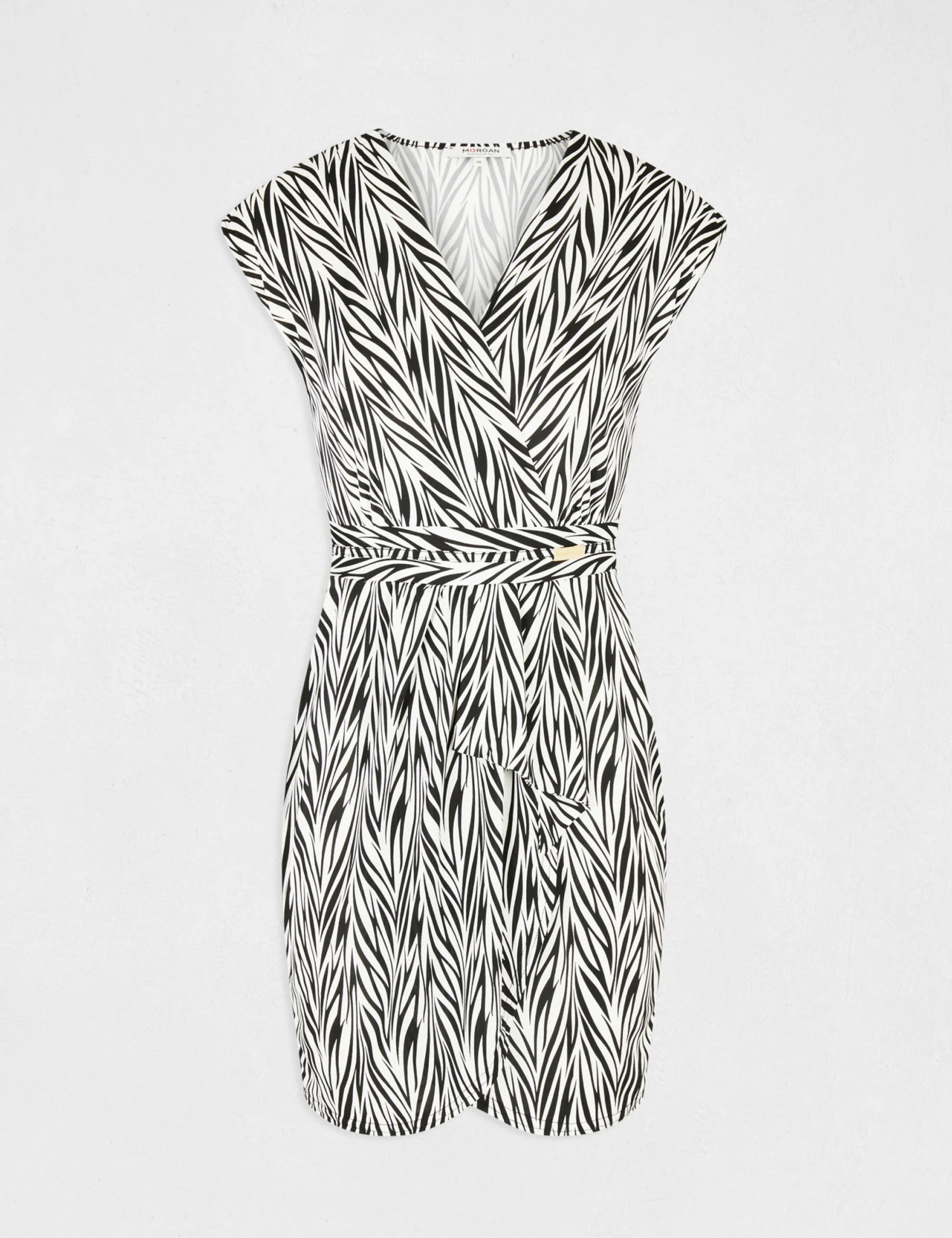 Robe Ajustée Imprimé Géométrique Multico Femme 7 Robe Ajustée Imprimé Géométrique Multico Femme – Image 5