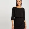 Robe Cintrée Dos Ouvert Noir Femme -Tenue Legere Boutique robe cintree dos ouvert noir femme vue1 32536300948660100