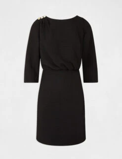 Robe Cintrée Dos Ouvert Noir Femme -Tenue Legere Boutique robe cintree dos ouvert noir femme vue3 32536300948660100
