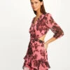 Robe Droite Imprimé Floral Multico Femme 2 Robe Droite Imprimé Floral Multico Femme -Tenue Legere Boutique robe droite imprime floral multico femme vue1 32536300931280900