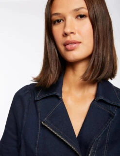 Robe Droite Zippée En Jean Jean Brut Femme -Tenue Legere Boutique robe droite zippee en jean jean brut femme vue4 32536300923370305