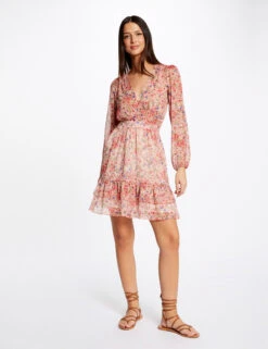 Robe évasée Imprimé Floral Multico Femme -Tenue Legere Boutique robe evasee imprime floral multico femme vue5 32536300945590900
