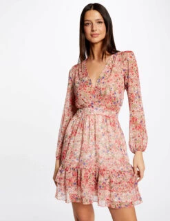 Robe évasée Imprimé Floral Multico Femme -Tenue Legere Boutique robe evasee imprime floral multico femme vue6 32536300945590900