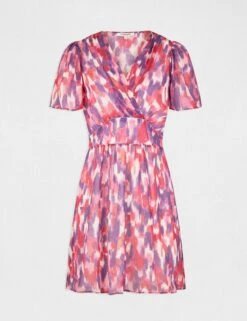 Robe Patineuse Imprimé Abstrait Multico Femme -Tenue Legere Boutique robe patineuse imprime abstrait multico femme vue3 32536300955040900