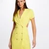Robe Portefeuille Avec Ouvertures Jaune Femme -Tenue Legere Boutique robe portefeuille avec ouvertures jaune femme vue1 32536300947220400
