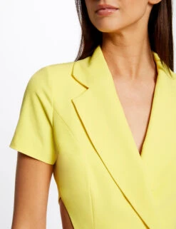 Robe Portefeuille Avec Ouvertures Jaune Femme 10 Robe Portefeuille Avec Ouvertures Jaune Femme -Tenue Legere Boutique robe portefeuille avec ouvertures jaune femme vue6 32536300947220400
