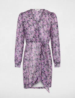 Robe Portefeuille Imprimé Floral Multico Femme -Tenue Legere Boutique robe portefeuille imprime floral multico femme vue3 32536300941380900