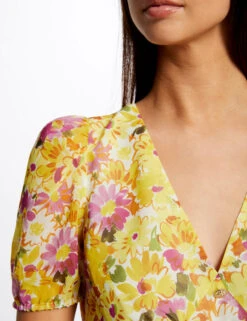 Robe Trapèze à Volants Imprimé Floral Multico Femme 13 Robe Trapèze à Volants Imprimé Floral Multico Femme -Tenue Legere Boutique robe trapeze a volants imprime floral multico femme vue4 32536300947200900