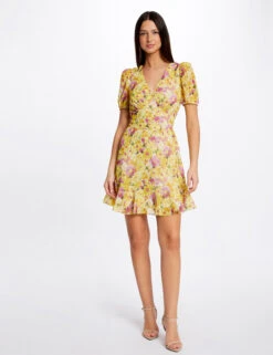 Robe Trapèze à Volants Imprimé Floral Multico Femme 11 Robe Trapèze à Volants Imprimé Floral Multico Femme -Tenue Legere Boutique robe trapeze a volants imprime floral multico femme vue5 32536300947200900