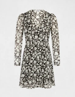 Robe Trapèze Fluide Imprimé Floral Multico Femme -Tenue Legere Boutique robe trapeze fluide imprime floral multico femme vue3 32536300947190900