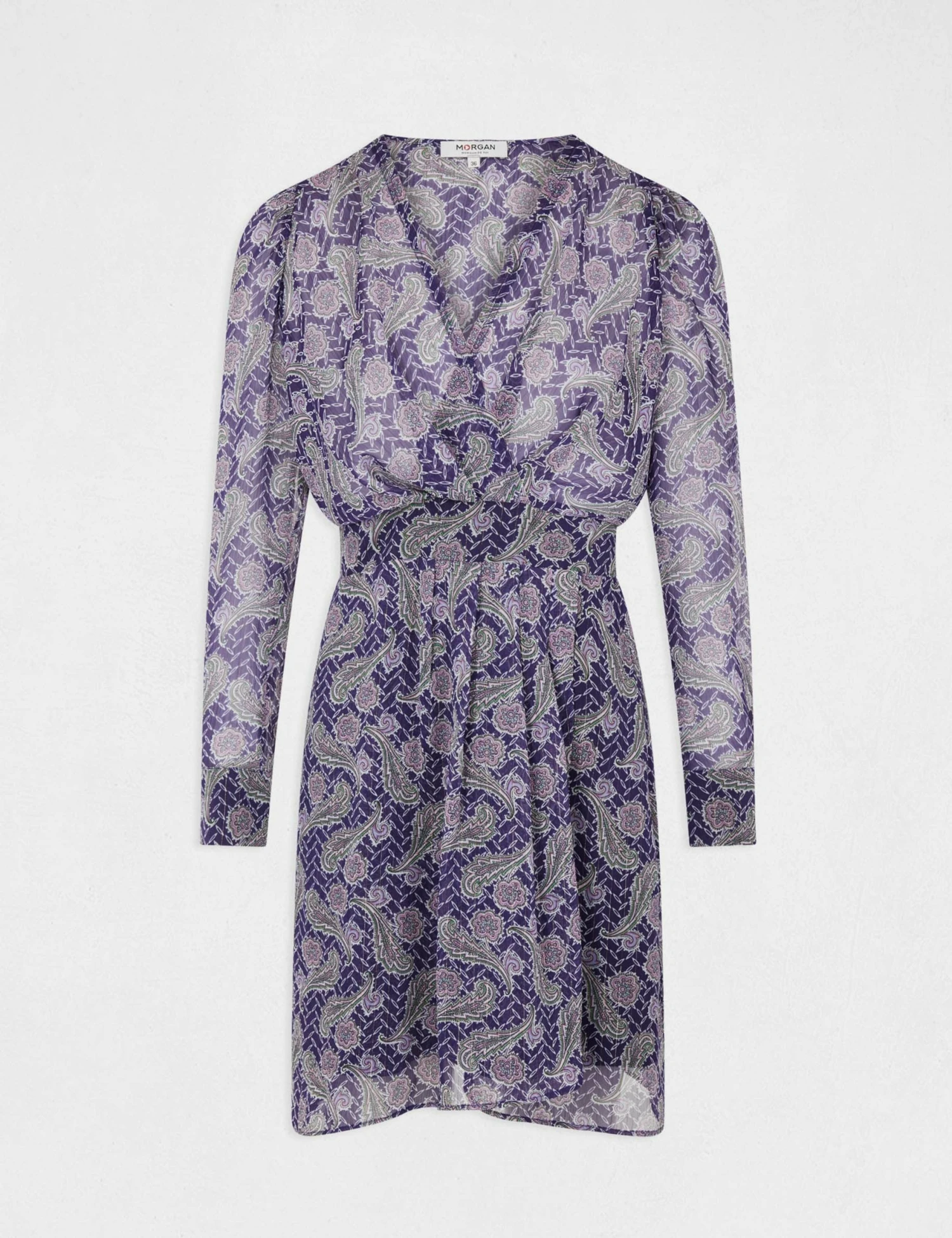 Robe Trapèze Imprimé Cachemire Multico Femme 6 Robe Trapèze Imprimé Cachemire Multico Femme – Image 4