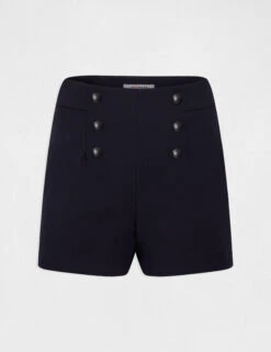 Short City Droit à Pont Marine Femme 10 Short City Droit à Pont Marine Femme -Tenue Legere Boutique short city droit a pont marine femme vue3 32536300949410301