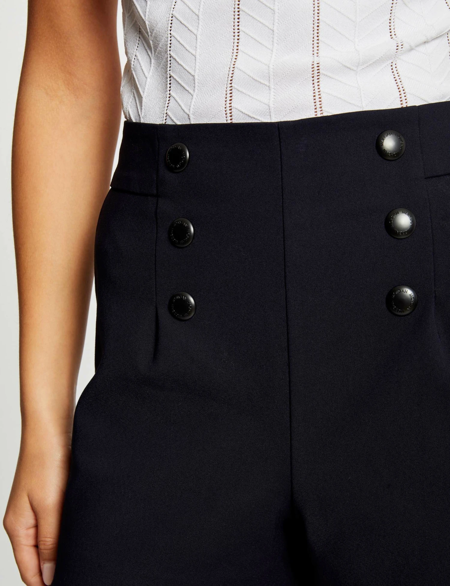 Short City Droit à Pont Marine Femme 7 Short City Droit à Pont Marine Femme – Image 5