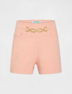 Short City Droit Avec Ornement Rose Moyen Femme 10 Short City Droit Avec Ornement Rose Moyen Femme -Tenue Legere Boutique short city droit avec ornement rose moyen femme vue3 32536300938120514