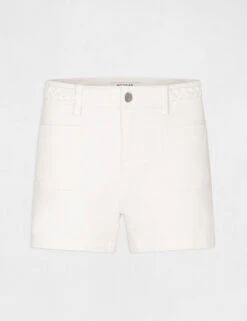 Short Droit Avec Détail Tressé Ecru Femme -Tenue Legere Boutique short droit avec detail tresse ecru femme vue3 32536300898700201