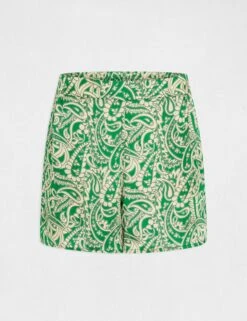 Short Droit Satin Imprimé Cachemire Multico Femme 10 Short Droit Satin Imprimé Cachemire Multico Femme -Tenue Legere Boutique short droit satin imprime cachemire multico femme vue3 32536300955220900