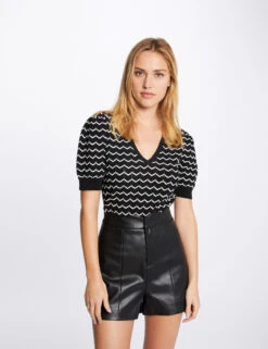 Short Droit Simili Cuir Noir Femme 9 Short Droit Simili Cuir Noir Femme -Tenue Legere Boutique short droit simili cuir noir femme vue5 32536300936580100