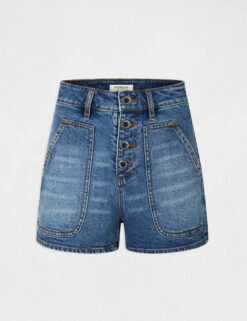 Short Mom Taille Haute En Jean Jean Stone Femme 10 Short Mom Taille Haute En Jean Jean Stone Femme -Tenue Legere Boutique short mom taille haute en jean jean stone femme vue3 32536300938010308